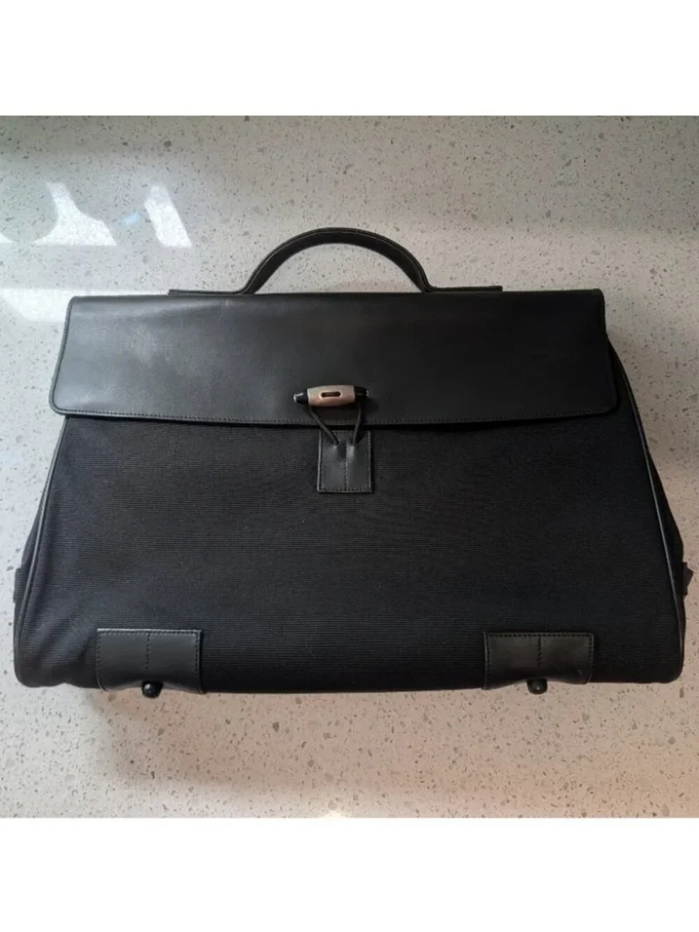 Authentic Montblanc MB8772 Double Briefcase - Like New with Papers